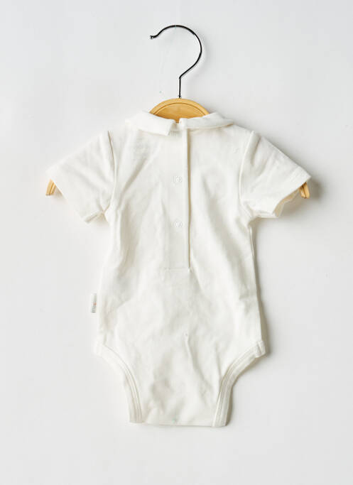 Body de lenjerie elasticitate alb P'TIT BISOU fille