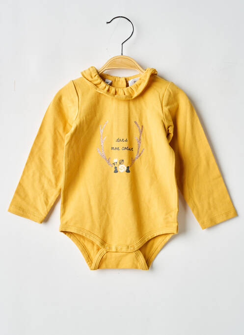Body de lenjerie elasticitate galben MARESE fille