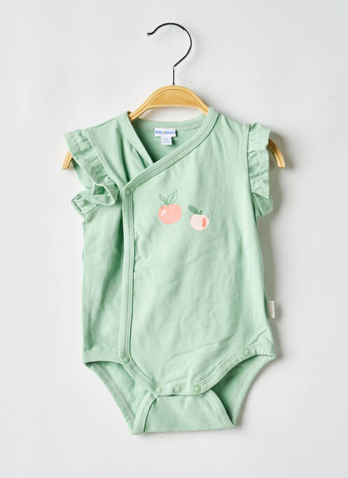 Body de lenjerie elasticitate verde P'TIT BISOU fille