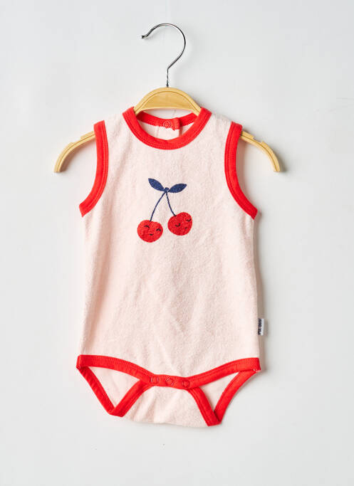 Body de lenjerie elasticitate roz P'TIT BISOU fille