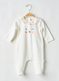 Pijama închidere presată bej P'TIT BISOU fille
