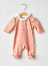 Pijama închidere presată roz P'TIT BISOU fille
