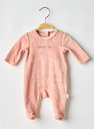 Pijama închidere presată portocaliu P'TIT BISOU fille