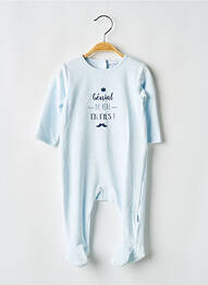 Pijama închidere presată albastru P'TIT BISOU garcon