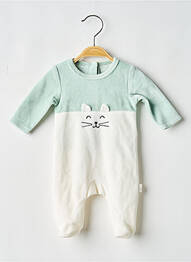 Pijama închidere presată verde P'TIT BISOU garcon