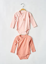 Body de lenjerie elasticitate roz P'TIT BISOU fille