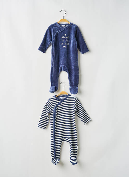 Pijama albastru P'TIT BISOU băiat