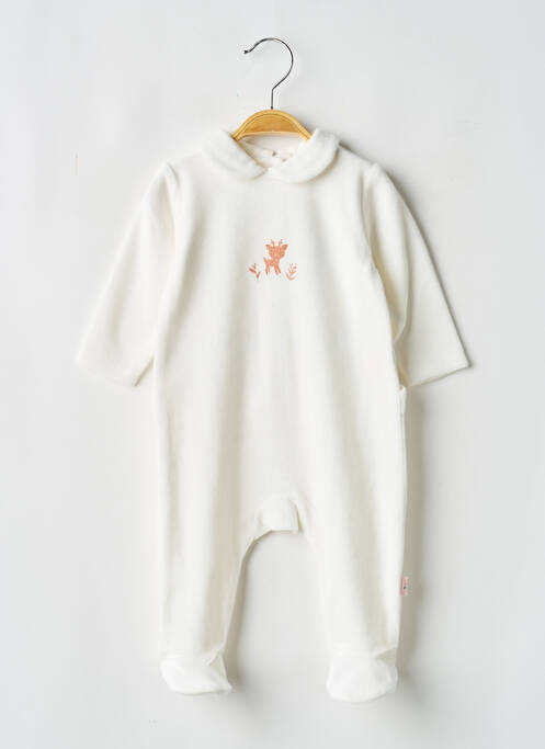 Pijama alb P'TIT BISOU fată