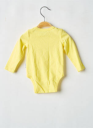 Body de lenjerie serigrafie galben P'TIT BISOU băiat