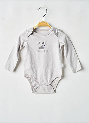 Body de lenjerie serigrafie gri P'TIT BISOU enfant