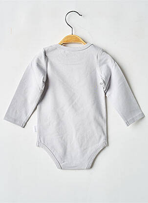 Body de lenjerie serigrafie gri P'TIT BISOU băiat