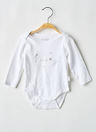 Body de lenjerie imprimeu fantezie alb P'TIT BISOU fille