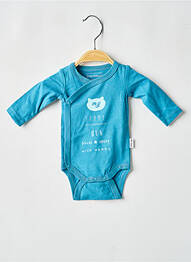 Body de lenjerie serigrafie albastru P'TIT BISOU garcon