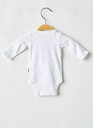 Body de lenjerie serigrafie alb P'TIT BISOU fată
