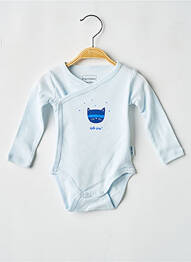 Body de lenjerie serigrafie albastru P'TIT BISOU garcon