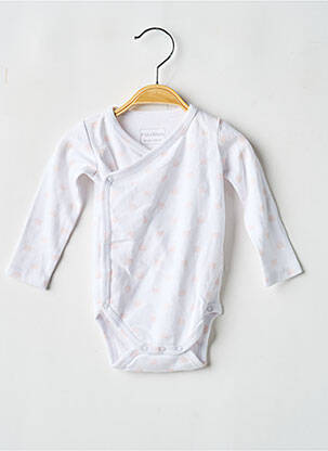 Body de lenjerie imprimeu fantezie alb P'TIT BISOU garcon