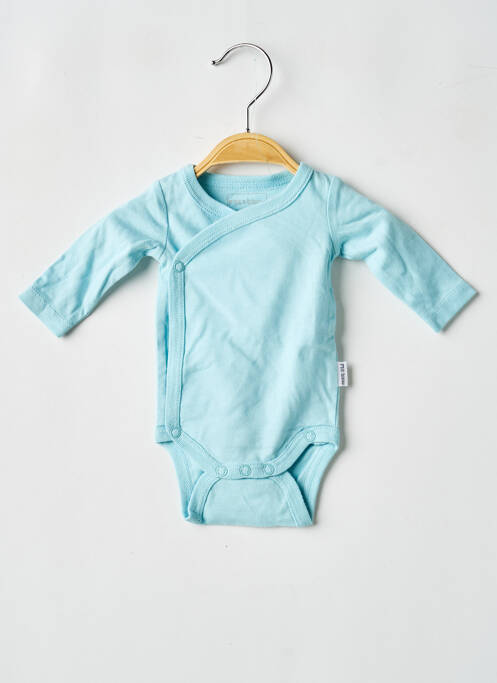 Body de lenjerie închidere presată albastru P'TIT BISOU garcon