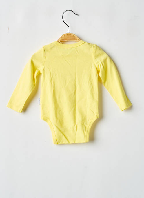 Body de lenjerie serigrafie galben P'TIT BISOU garcon