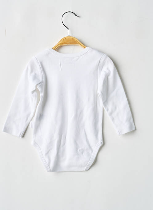 Body de lenjerie închidere presată alb P'TIT BISOU fille