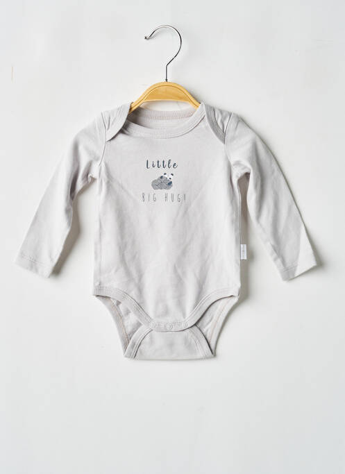 Body de lenjerie serigrafie gri P'TIT BISOU enfant