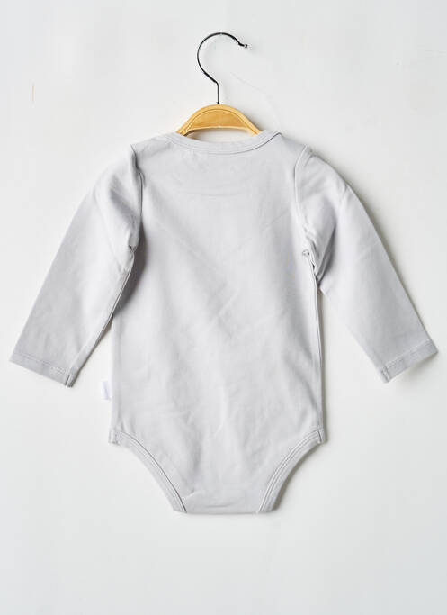 Body de lenjerie închidere presată gri P'TIT BISOU garcon