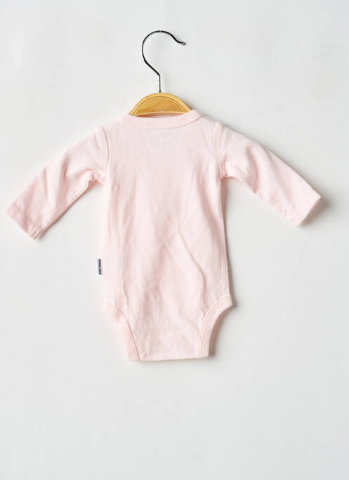 Body de lenjerie serigrafie roz P'TIT BISOU fille