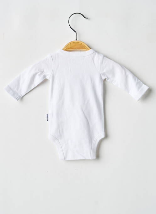 Body de lenjerie închidere presată alb P'TIT BISOU fille