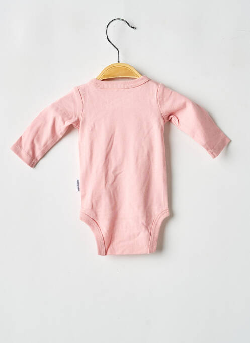 Body de lenjerie serigrafie roz P'TIT BISOU fille