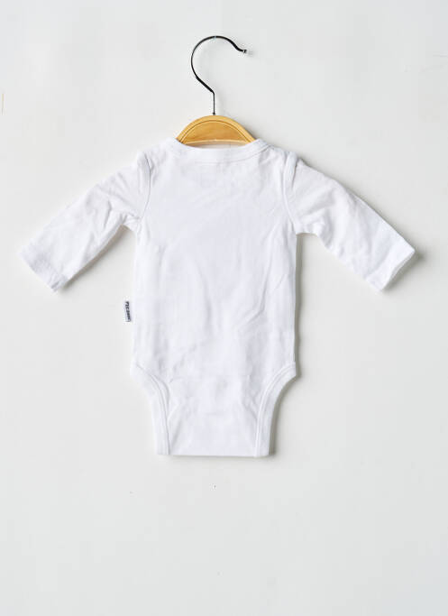 Body de lenjerie serigrafie alb P'TIT BISOU garcon