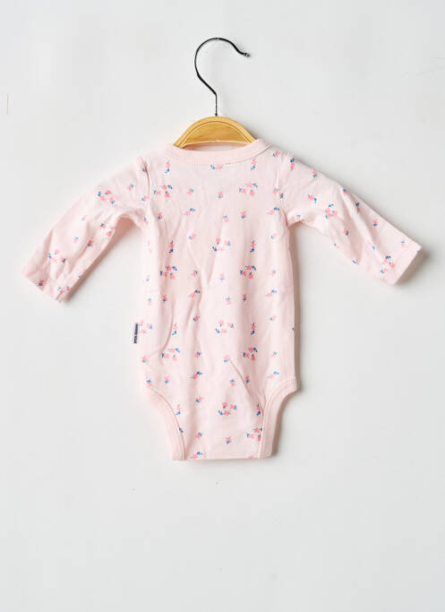 Body de lenjerie închidere presată roz P'TIT BISOU fille