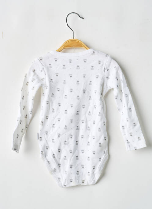 Body de lenjerie imprimeu fantezie alb P'TIT BISOU garcon