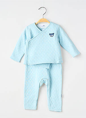 Set pantaloni închidere presată albastru P'TIT BISOU garcon