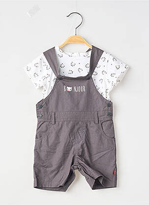 Set pantaloni tip de tricou gri P'TIT BISOU garcon