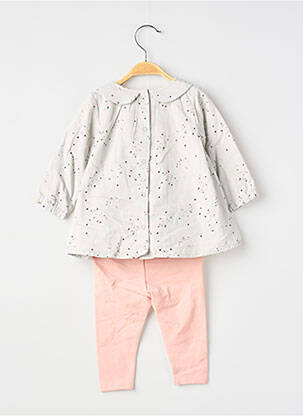 Set pantaloni slim gri P'TIT BISOU fată