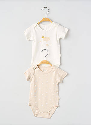 Body de lenjerie elasticitate bej P'TIT BISOU garcon