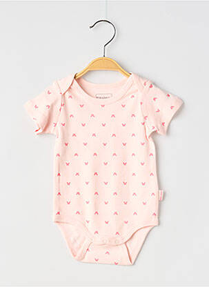 Body de lenjerie imprimeu animal roz P'TIT BISOU fille