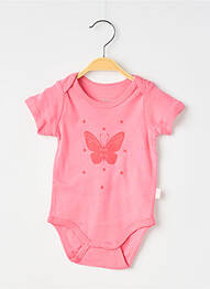 Body de lenjerie imprimeu animal roz P'TIT BISOU fată