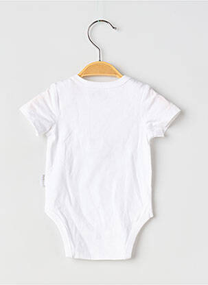 Body de lenjerie elasticitate alb P'TIT BISOU băiat