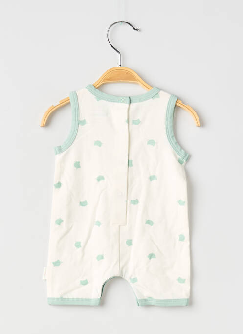 Salopetă scurtă fără mâneci fără mâneci verde P'TIT BISOU garcon