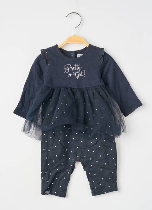 Salopetă-pantalon bretele subțiri bretele subțiri negru NANO & NANETTE fille