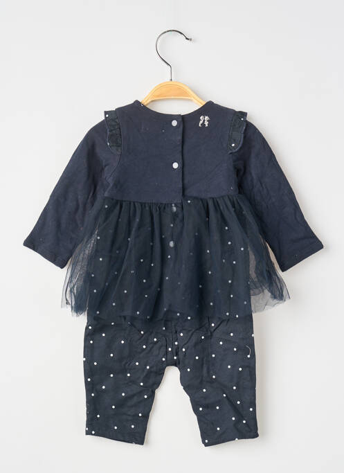 Salopetă-pantalon bretele subțiri bretele subțiri negru NANO & NANETTE fille