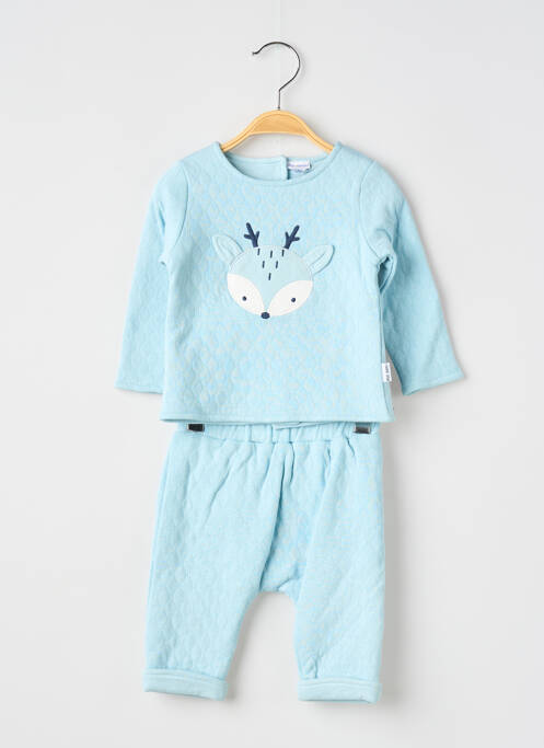 Set pantaloni tip de tricou albastru P'TIT BISOU garcon