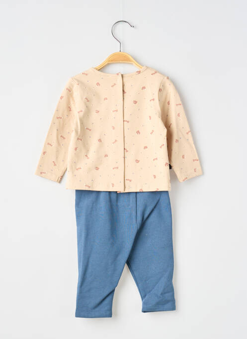 Set pantaloni tip de tricou bej MARESE garcon