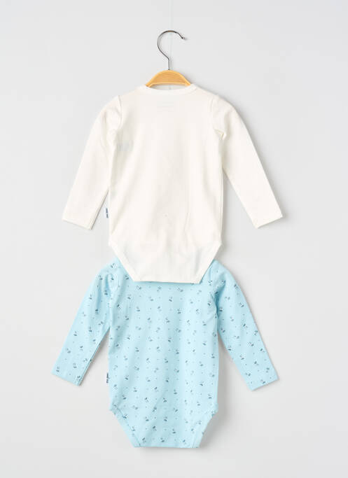 Body de lenjerie imprimeu fantezie albastru P'TIT BISOU garcon