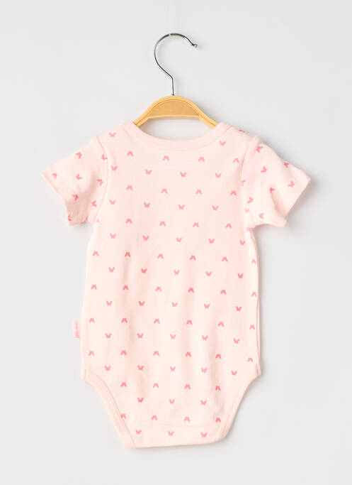 Body de lenjerie elasticitate roz P'TIT BISOU fille
