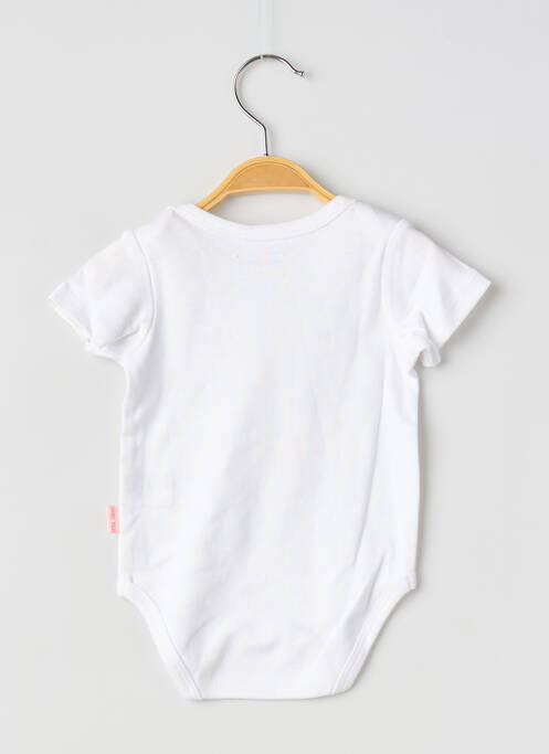 Body de lenjerie elasticitate alb P'TIT BISOU fille