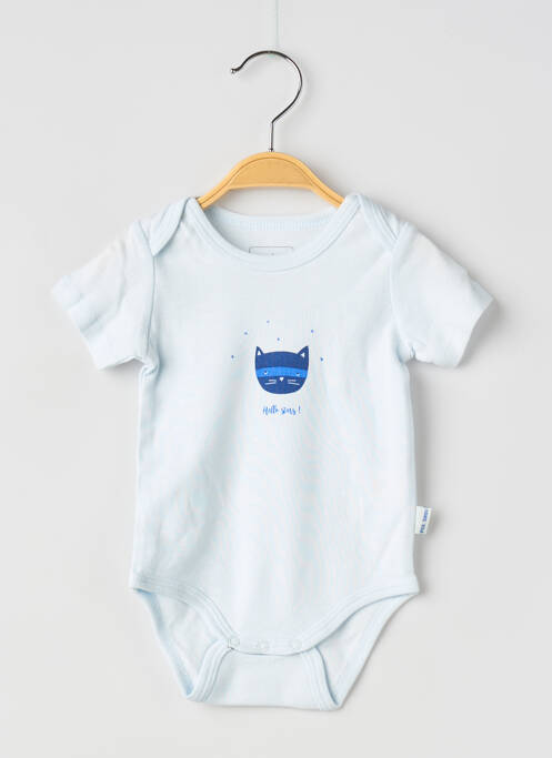 Body de lenjerie elasticitate albastru P'TIT BISOU garcon
