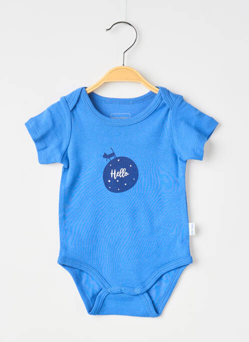 Body de lenjerie elasticitate albastru P'TIT BISOU garcon