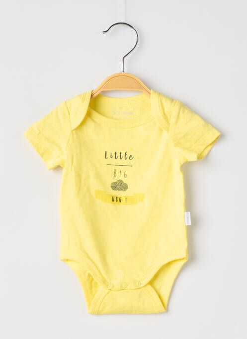Body de lenjerie elasticitate galben P'TIT BISOU garcon