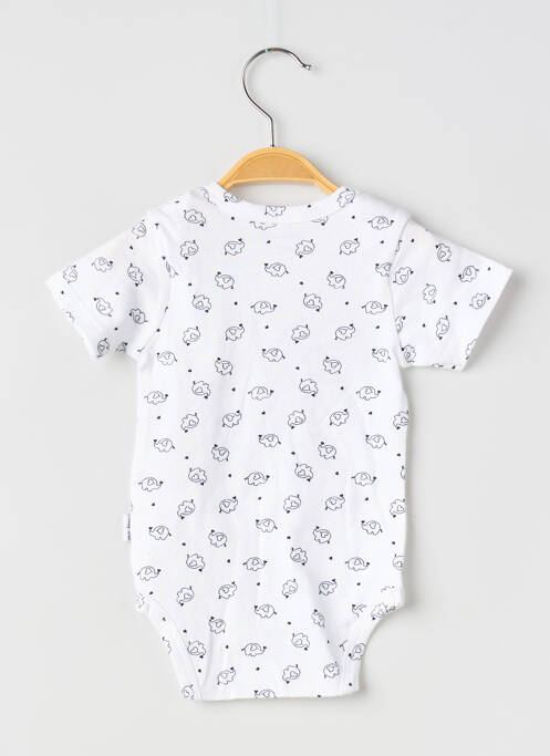 Body de lenjerie elasticitate alb P'TIT BISOU enfant
